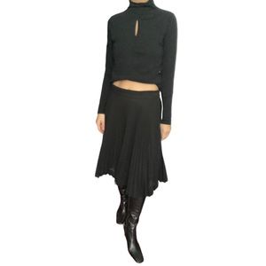 Spanner Black High Neck Long Sleeve Size S